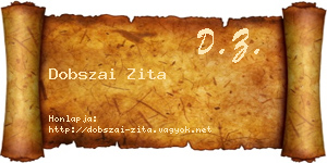 Dobszai Zita névjegykártya